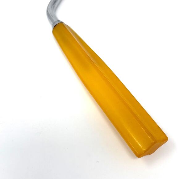 Vintage Butterscotch Bakelite Handle Cake Breaker Utensil 11" Long - Picture 4 of 7
